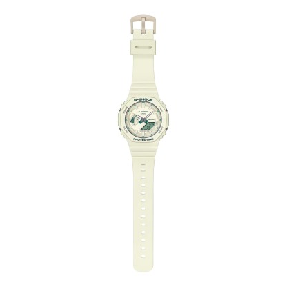 Casio G-Shock GMA-S2100GA-7A CasiOak S-Series Women Watch White Green ozDigitalWatch.com.au