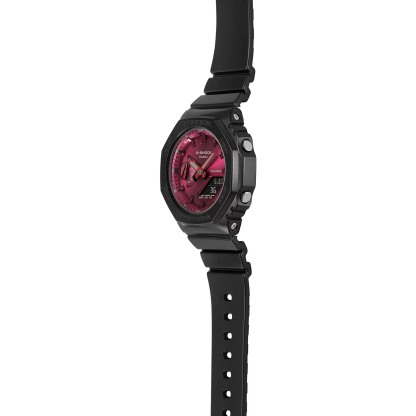 Casio G-Shock GMA-S2100RB-1A CasiOak S-Series Women Watch Black Red ozDigitalWatch.com.au