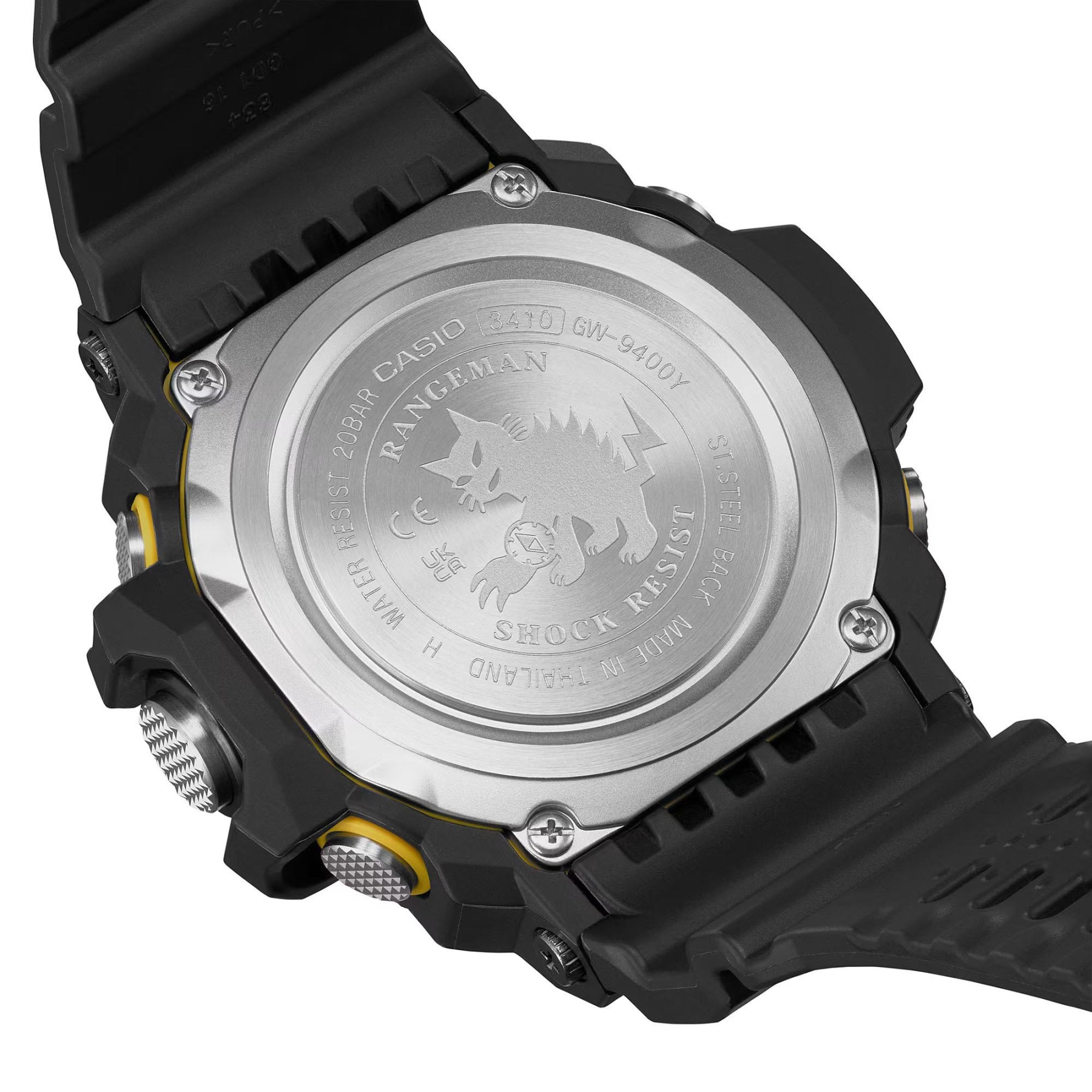 Casio G-Shock GW-9400Y-1 Rangeman Triple Sensors Solar Ceptor Men Watch ozDigitalWatch