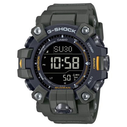 Casio G-Shock GW-9500-3 MUDMAN Triple Sensor Solar Wave Ceptor Men's Watch (Green) GW9500-3