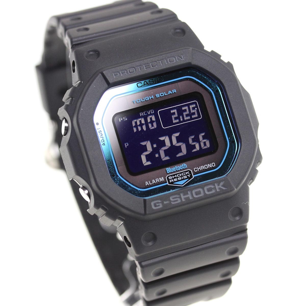 Casio G-Shock GW-B5600-2 Bluetooth Solar Multiband-6 Digital Watch Black Blue ozdigitalwatch.com.au