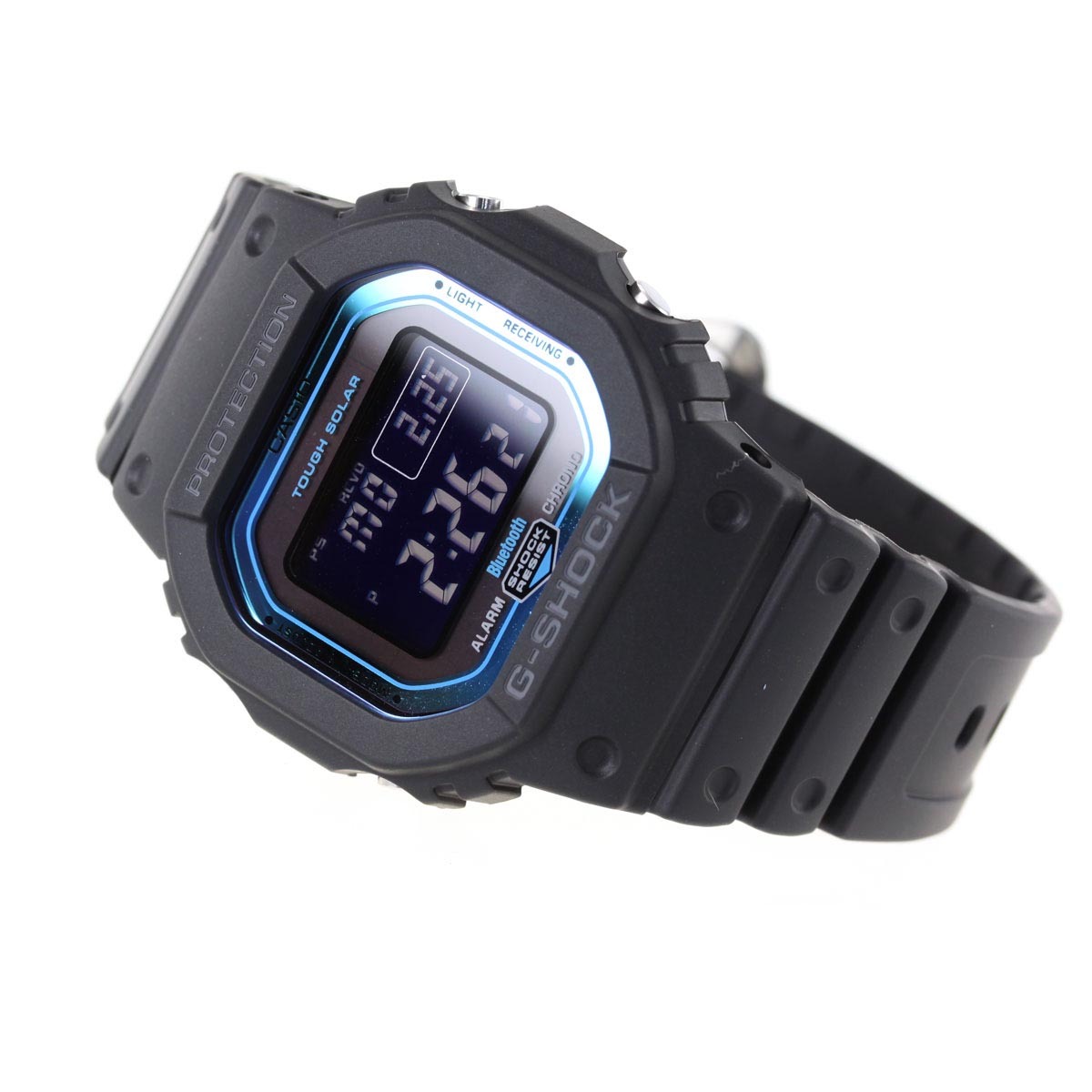 Casio G-Shock GW-B5600-2 Bluetooth Solar Multiband-6 Digital Watch Black Blue ozdigitalwatch.com.au