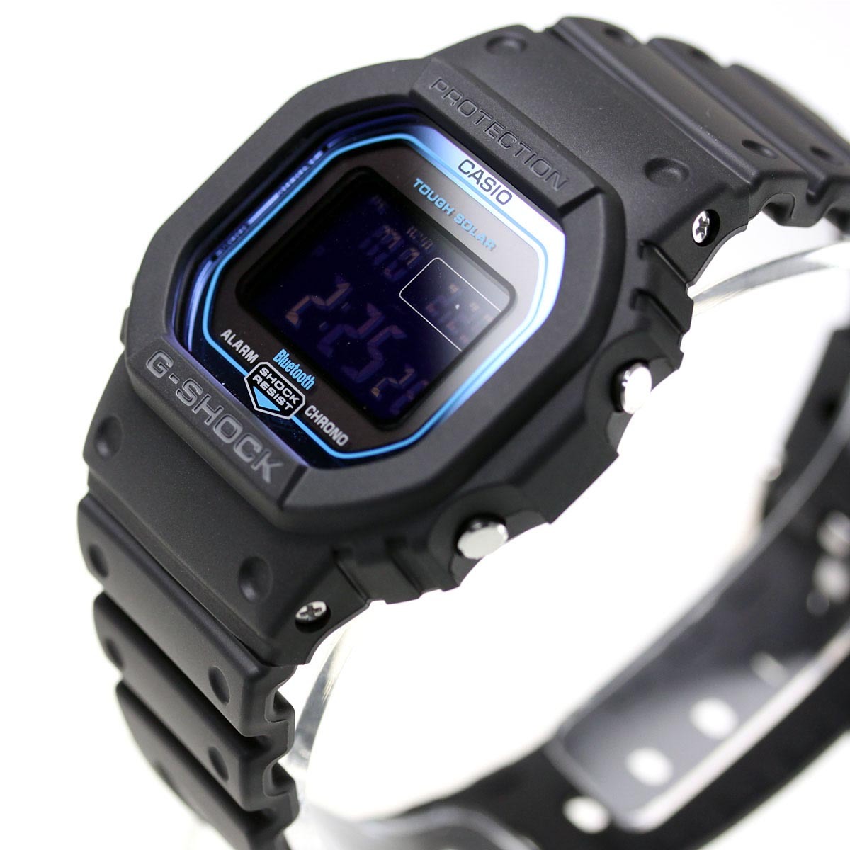 Casio G-Shock GW-B5600-2 Bluetooth Solar Multiband-6 Digital Watch Black Blue ozdigitalwatch.com.au
