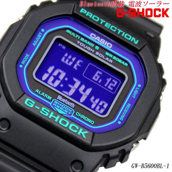 Casio G-Shock GW-B5600BL-1 90's Retro Sport Solar Digital Men Watch ozdigitalwatch.com.au
