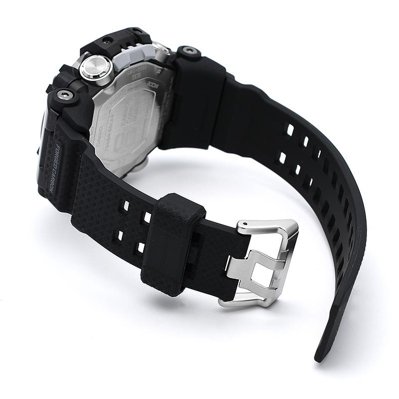 Casio G-Shock GWG-2000-1A1 Mudmaster Carbon Triple Sensor Solar Wave Ceptor Men's Watch (Black x Grey) GWG2000-1A1