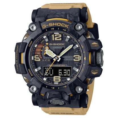 Casio G-Shock GWG-2000-1A5 Mudmaster Triple Sensor Solar Men's Watch (Black x Beige) GWG2000-1A5