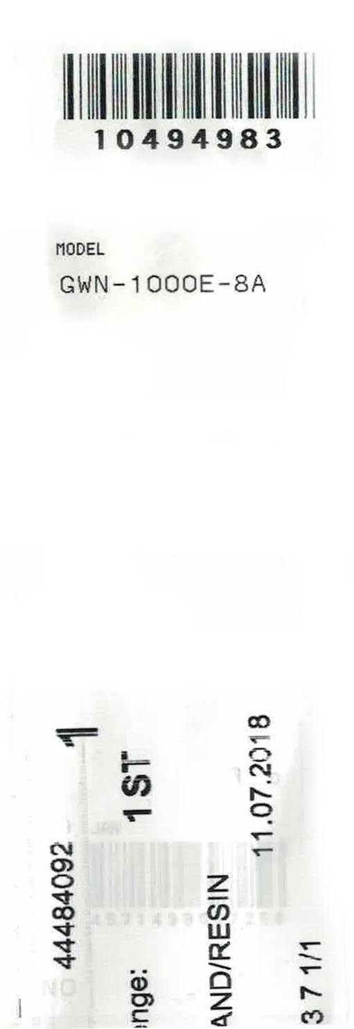 Casio G-Shock GWN-1000E-8A Gulfmaster Genuine Replacement Band (White) (Part No: 10494983) GWN1000E-8A