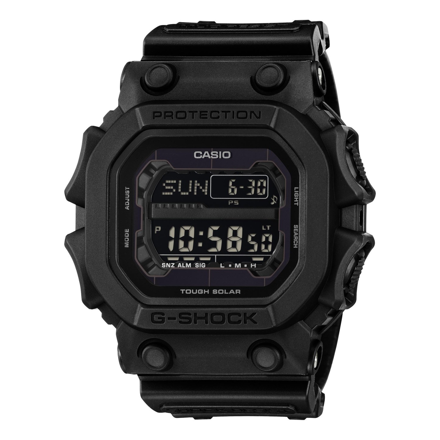 Casio G-Shock GX-56UBB-1 Solar Men's Digital Watch (All Black) - Upgrade GX-56BB