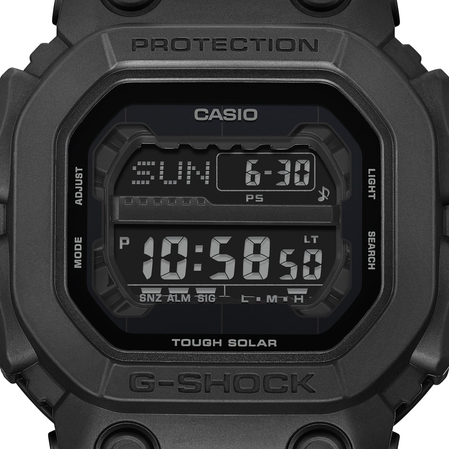 Casio G-Shock GX-56UBB-1 Solar Men's Digital Watch (All Black) - Upgrade GX-56BB