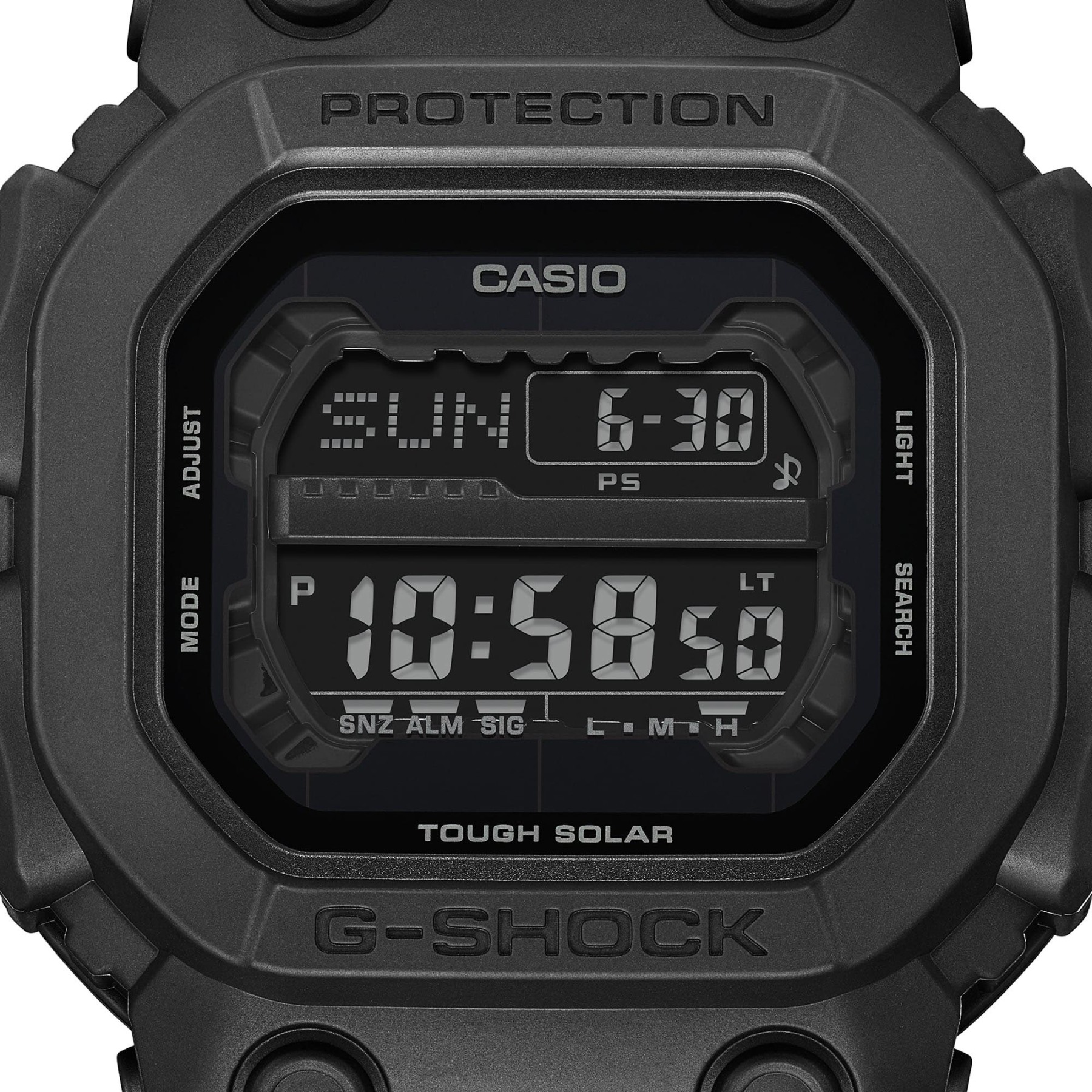 Casio G-Shock GX-56UBB-1 Solar Men's Digital Watch (All Black) - Upgrade GX-56BB