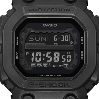 Casio G-Shock GX-56UBB-1 Solar Men's Digital Watch (All Black) - Upgrade GX-56BB