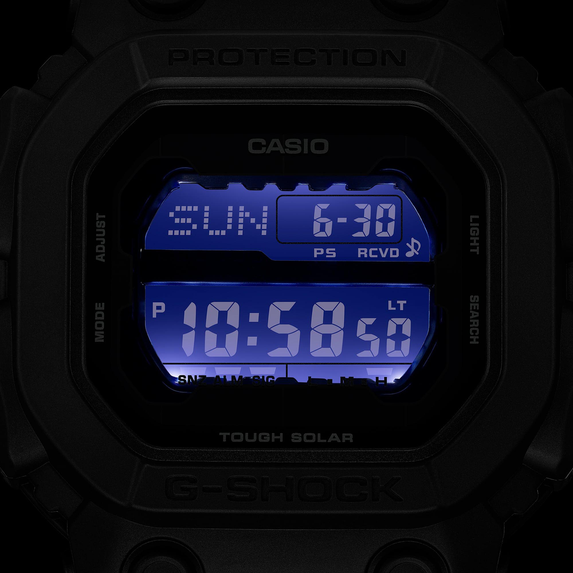 Casio G-Shock GX-56UBB-1 Solar Men's Digital Watch (All Black) - Upgrade GX-56BB