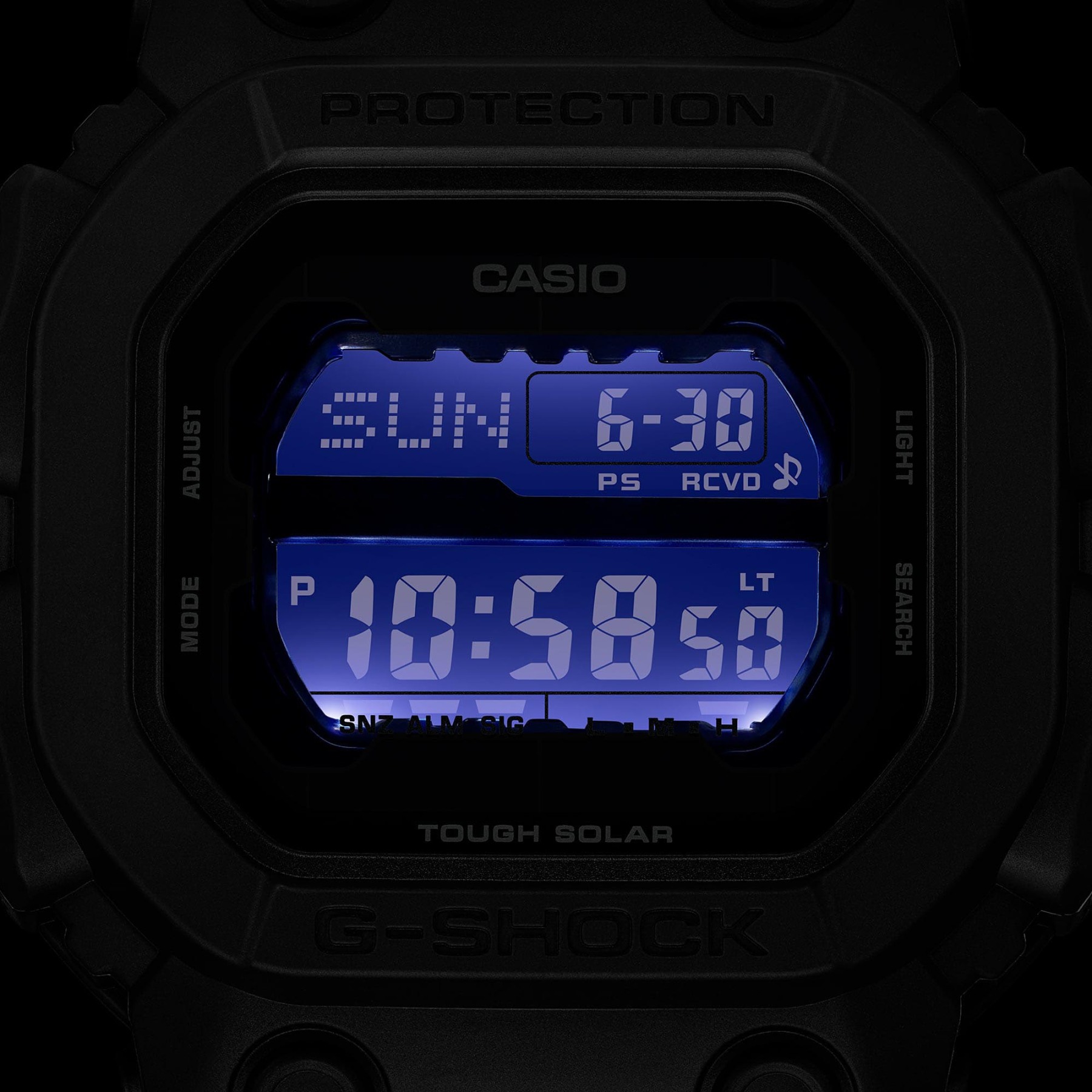 Casio G-Shock GX-56UBB-1 Solar Men's Digital Watch (All Black) - Upgrade GX-56BB