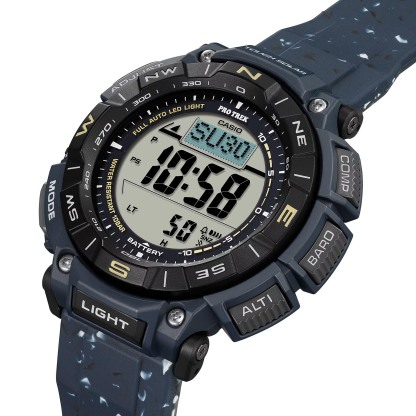 Casio PROTREK PRG-340SC-2 Climber Line Triple Sensor Solar Men Watch Blue ozDigitalWatch.com.au