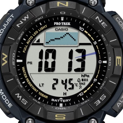 Casio PROTREK PRG-340SC-2 Climber Line Triple Sensor Solar Men Watch Blue ozDigitalWatch.com.au