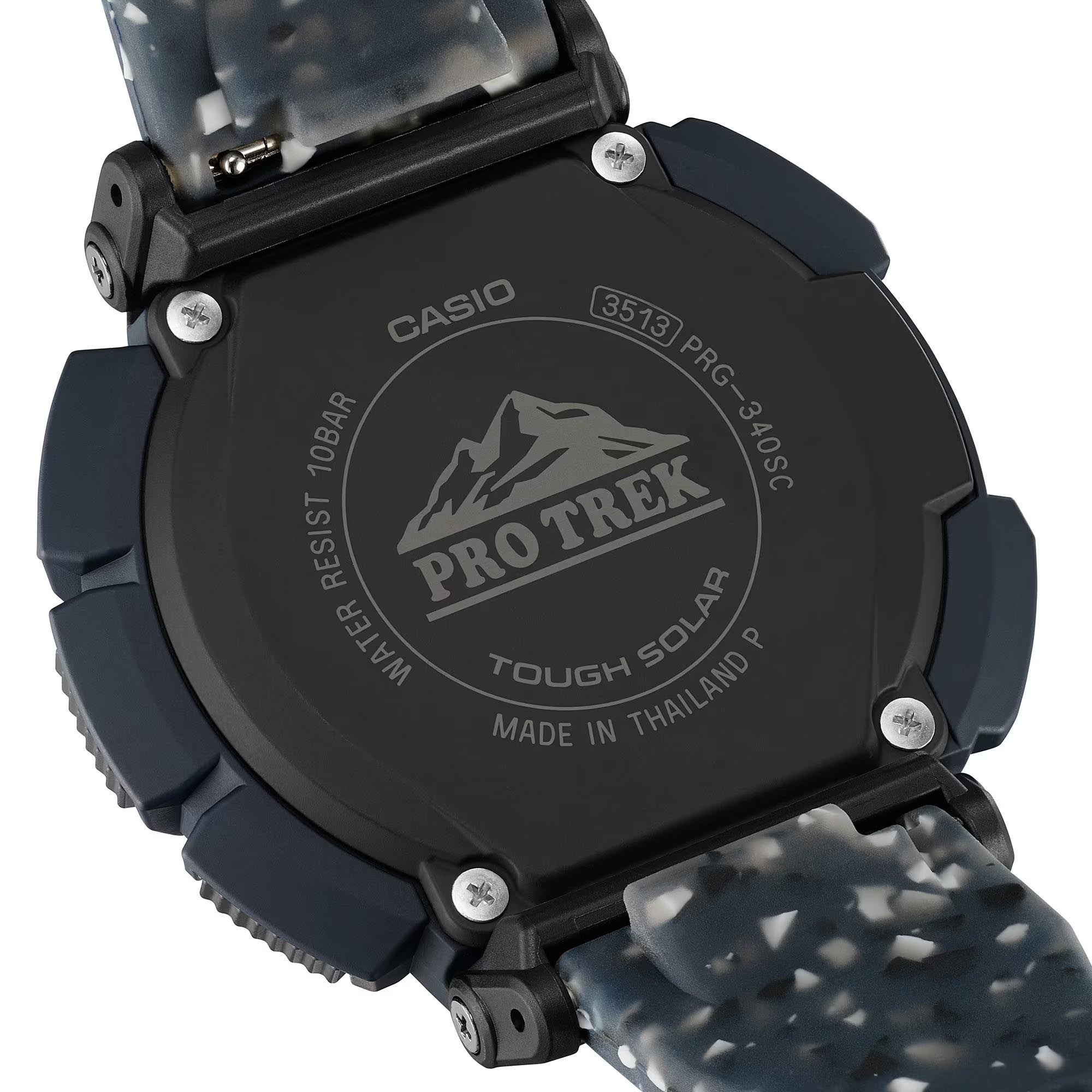 Casio PROTREK PRG-340SC-2 Climber Line Triple Sensor Solar Men Watch Blue ozDigitalWatch.com.au