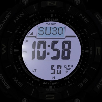 Casio PROTREK PRG-340SC-2 Climber Line Triple Sensor Solar Men Watch Blue ozDigitalWatch.com.au