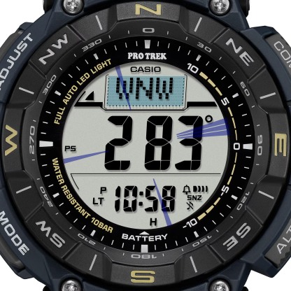 Casio PROTREK PRG-340SC-2 Climber Line Triple Sensor Solar Men Watch Blue ozDigitalWatch.com.au