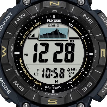 Casio PROTREK PRG-340SC-2 Climber Line Triple Sensor Solar Men Watch Blue ozDigitalWatch.com.au