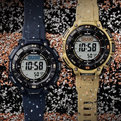 Casio PROTREK PRG-340SC-2 Climber Line Triple Sensor Solar Men Watch Blue ozDigitalWatch.com.au