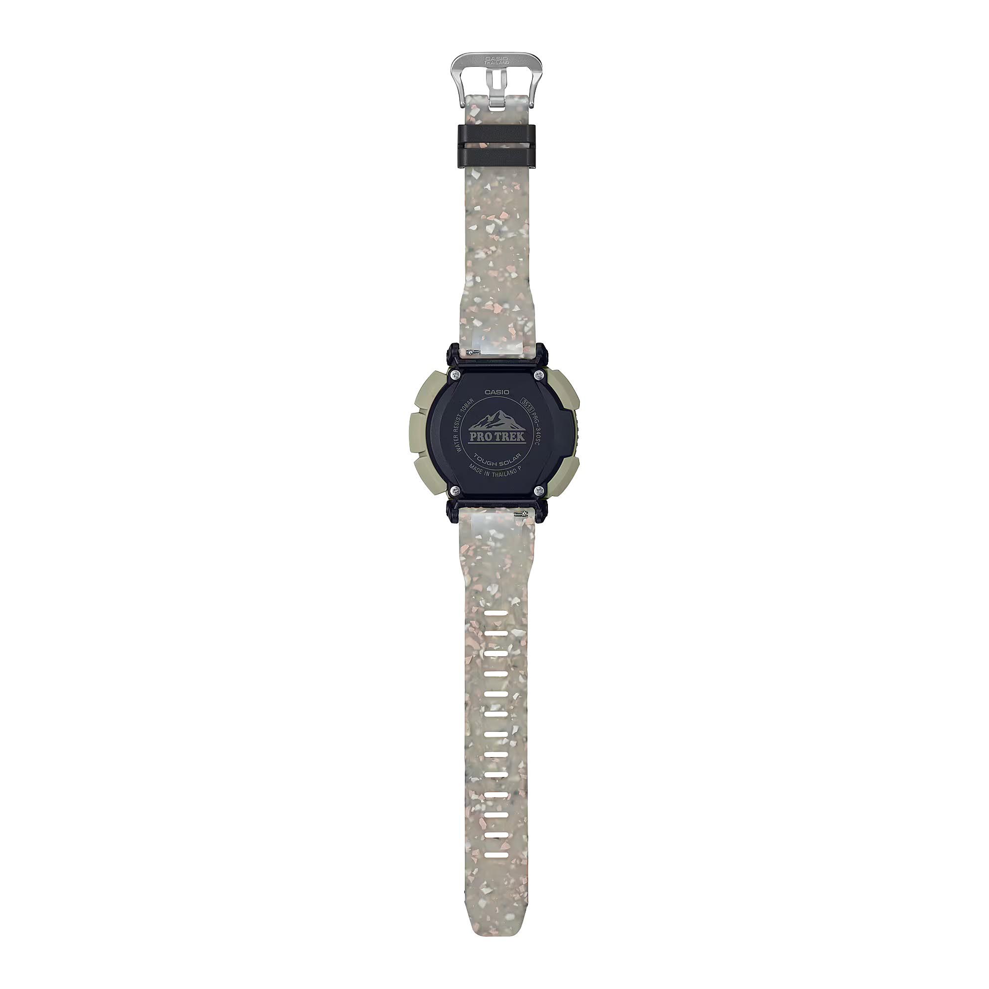 Casio PROTREK PRG-340SC-5 Climber Line Triple Sensor Solar Men Watch Beige ozDigitalWatch.com.au