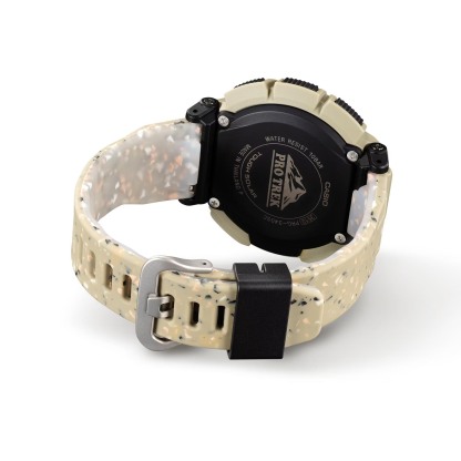 Casio PROTREK PRG-340SC-5 Climber Line Triple Sensor Solar Men Watch Beige ozDigitalWatch.com.au