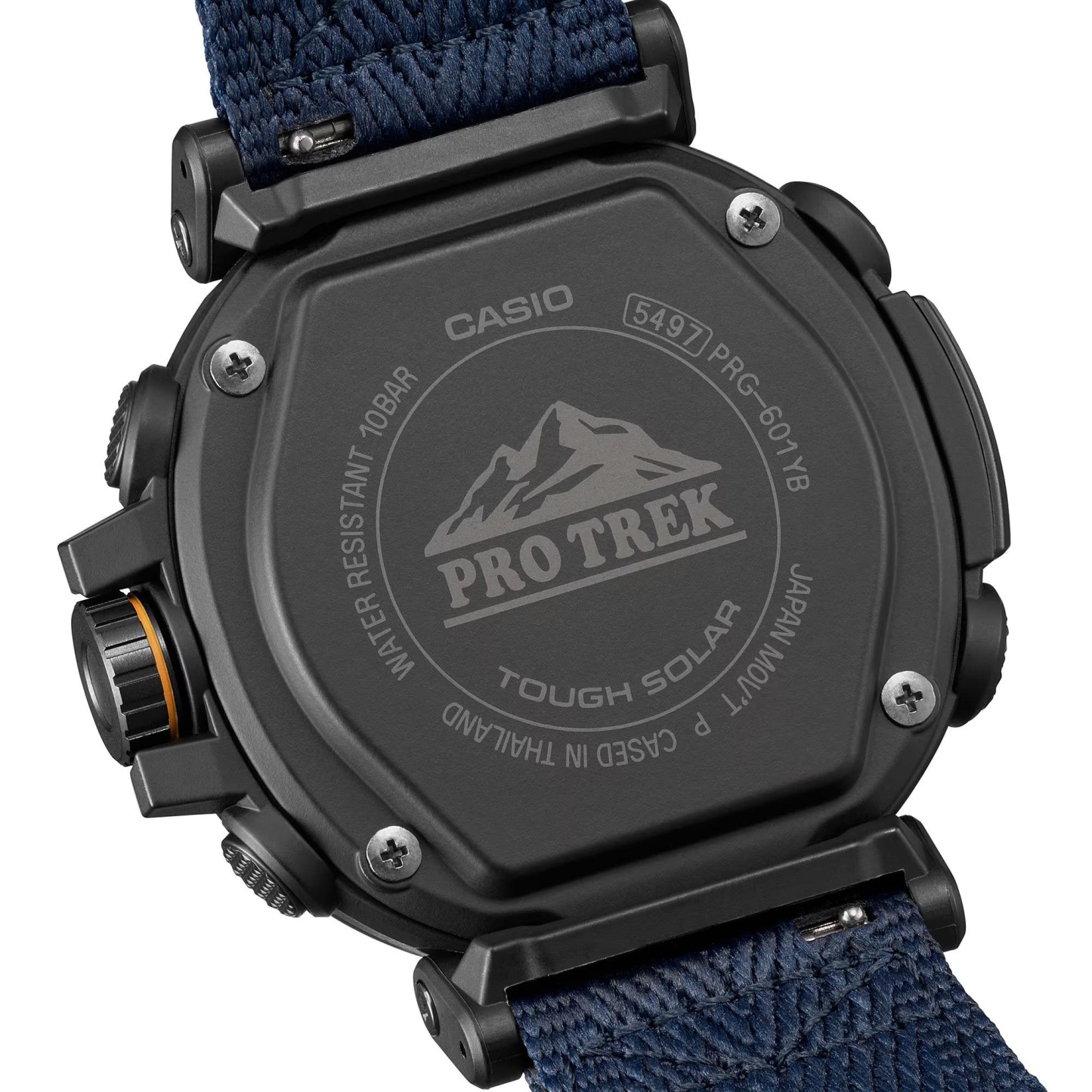 Casio PROTREK PRG-601YB-2 Climber Line Triple Sensor Watch Blue Cloth Band ozdigitalwatch.com.au