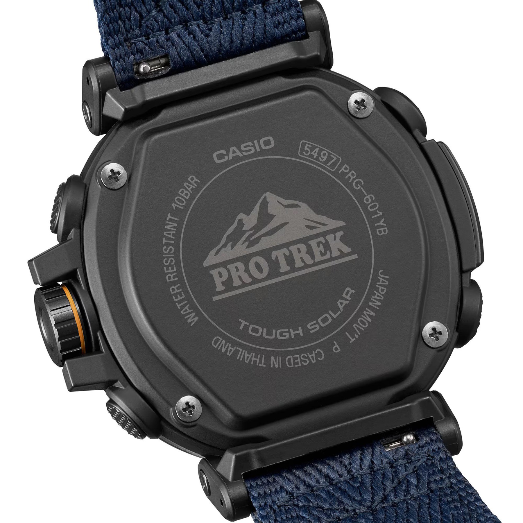 Casio PROTREK PRG-601YB-2 Climber Line Triple Sensor Watch Blue Cloth Band ozdigitalwatch.com.au