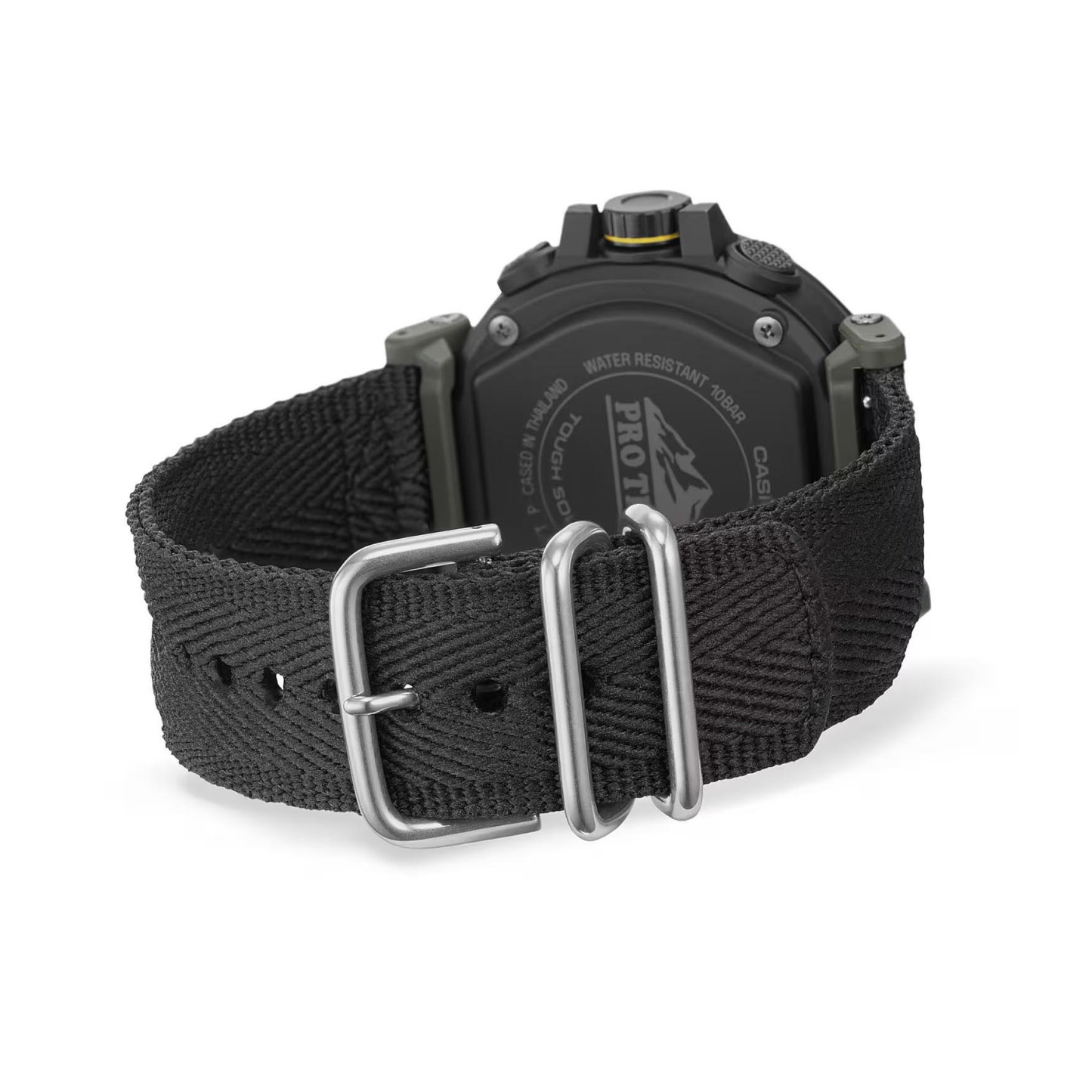 Casio PROTREK PRG-601YB-3 Climber Line Triple Sensor Watch Black Cloth Band ozdigitalwatch.com.au