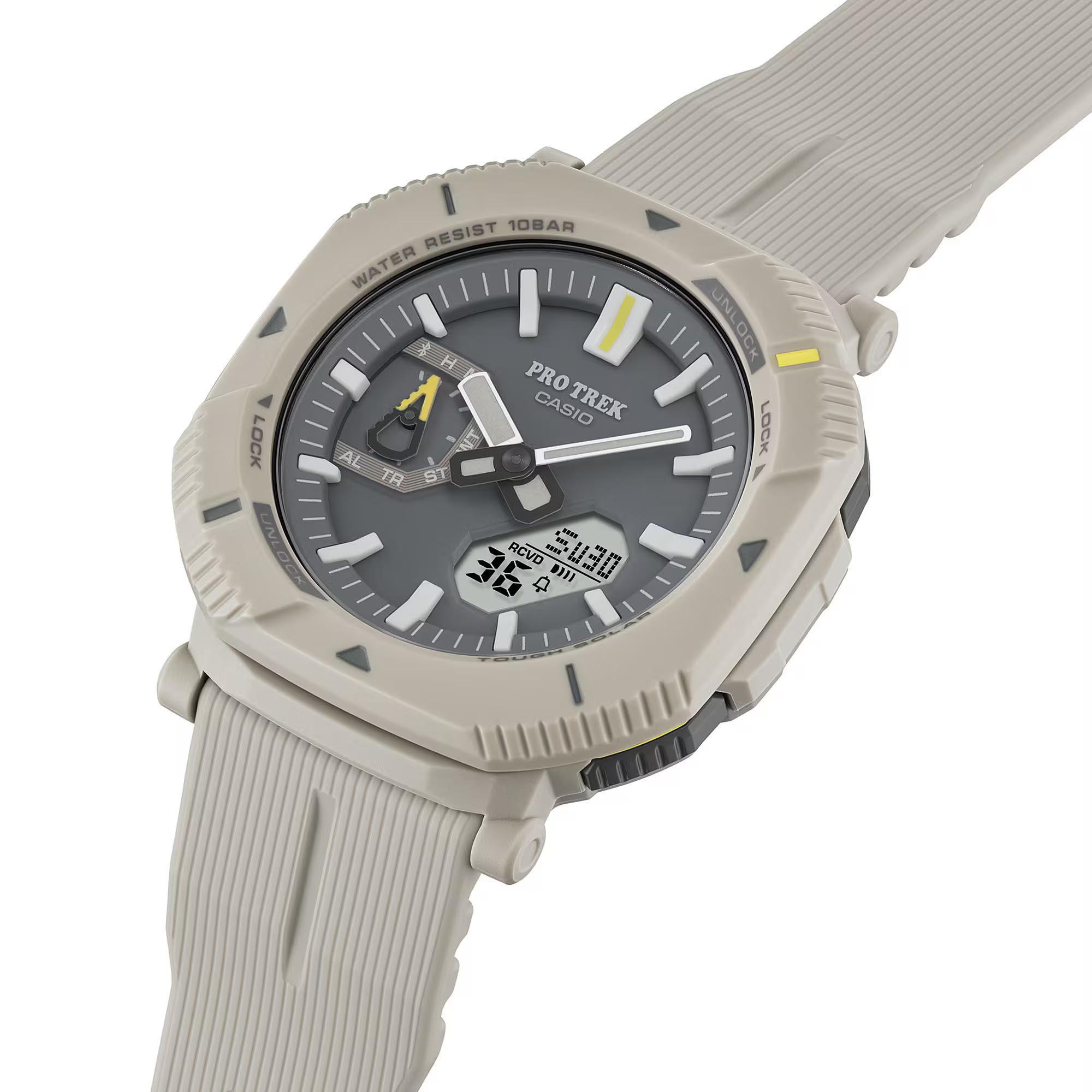 Casio PROTREK PRJ-B001-7 Hikes Line Solar Bluetooth Link Men's Watch (Grey) PRGB001-5