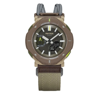Casio PROTREK PRJ-B001B-5 Solar Smartphone Link Outdoor Men's Watch (Brown & Green)