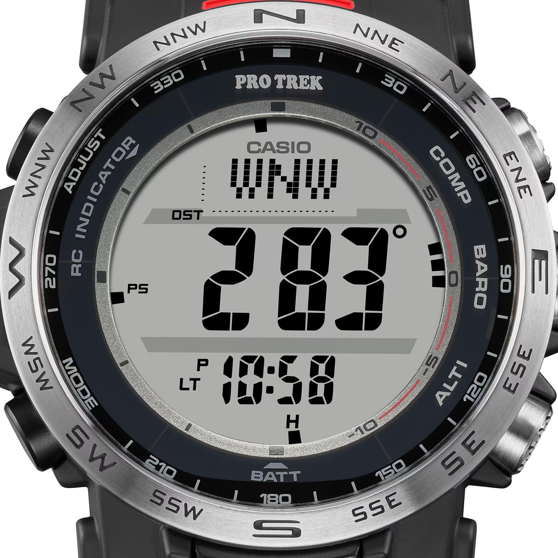 Casio PROTREK PRW-35-1A Climber Line Triple Sensor Solar Multiband 6 Radio Control Men's Watch (Black) PRW35-1A