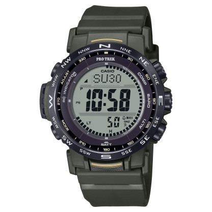 Casio PROTREK PRW-35Y-3B Solar Triple Sensor Outdoor Men's Watch (Green) PRW35Y-3B