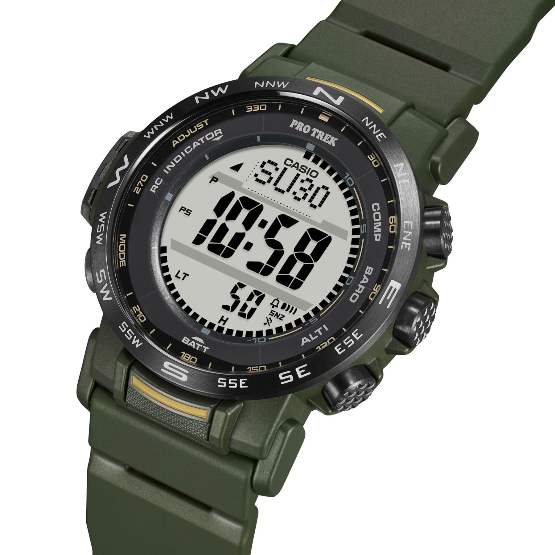 Casio PROTREK PRW-35Y-3B Solar Triple Sensor Outdoor Men's Watch (Green) PRW35Y-3B