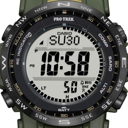Casio PROTREK PRW-35Y-3B Solar Triple Sensor Outdoor Men's Watch (Green) PRW35Y-3B
