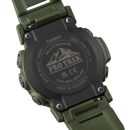 Casio PROTREK PRW-35Y-3B Solar Triple Sensor Outdoor Men's Watch (Green) PRW35Y-3B