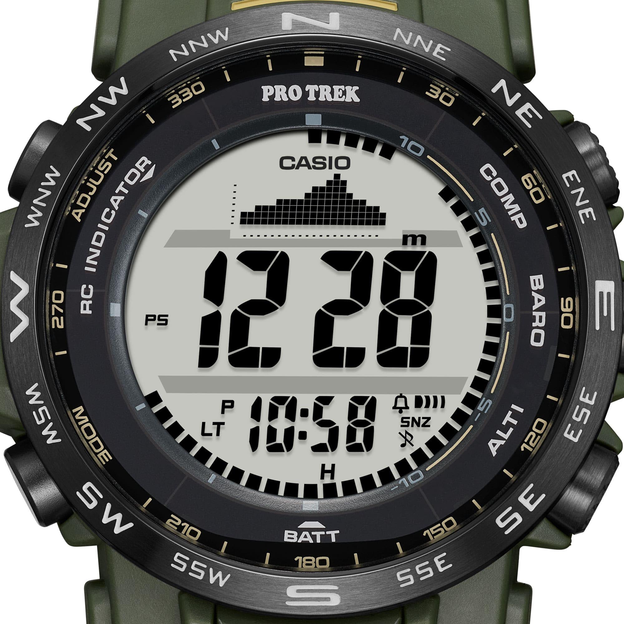 Casio PROTREK PRW-35Y-3B Solar Triple Sensor Outdoor Men's Watch (Green) PRW35Y-3B