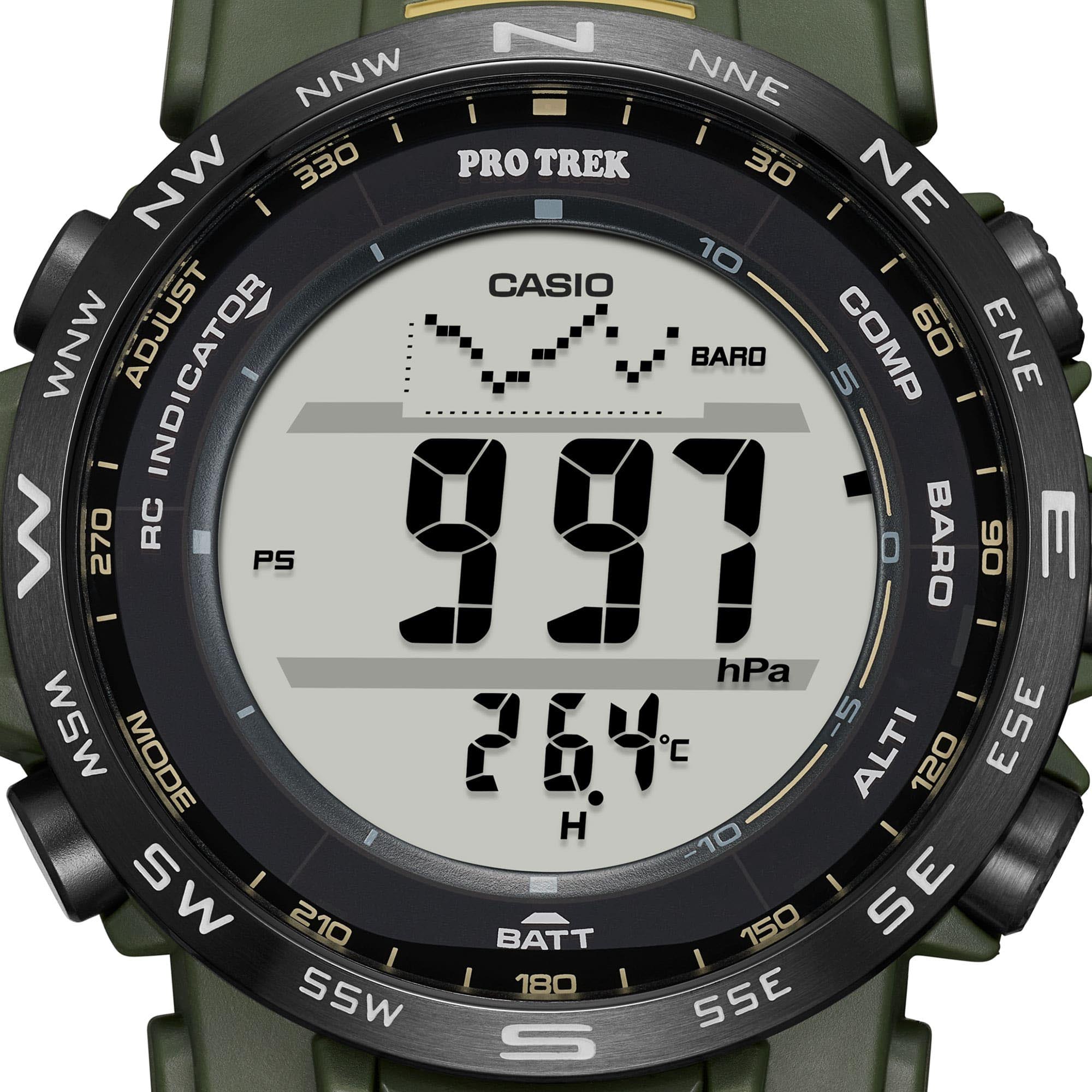 Casio PROTREK PRW-35Y-3B Solar Triple Sensor Outdoor Men's Watch (Green) PRW35Y-3B