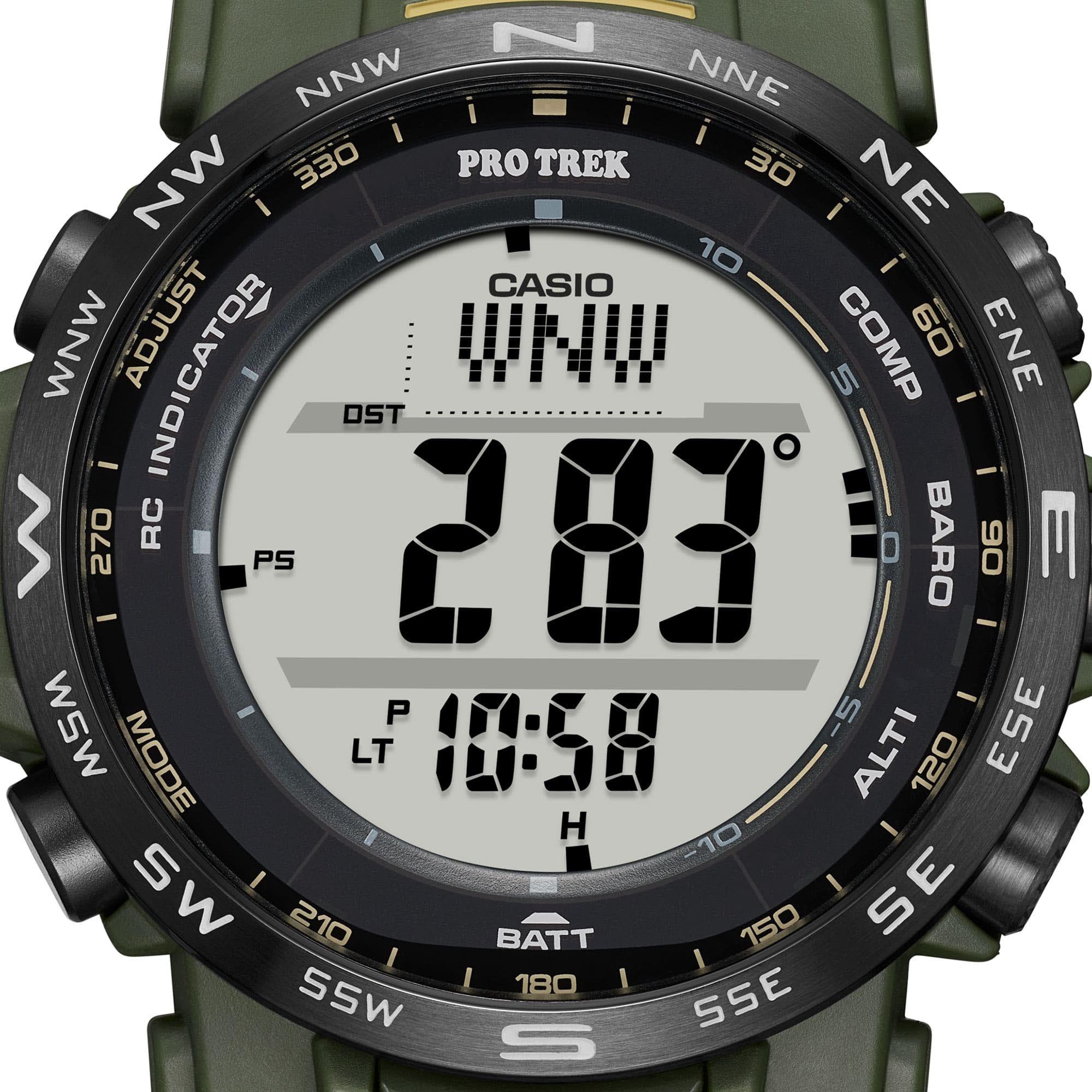 Casio PROTREK PRW-35Y-3B Solar Triple Sensor Outdoor Men's Watch (Green) PRW35Y-3B