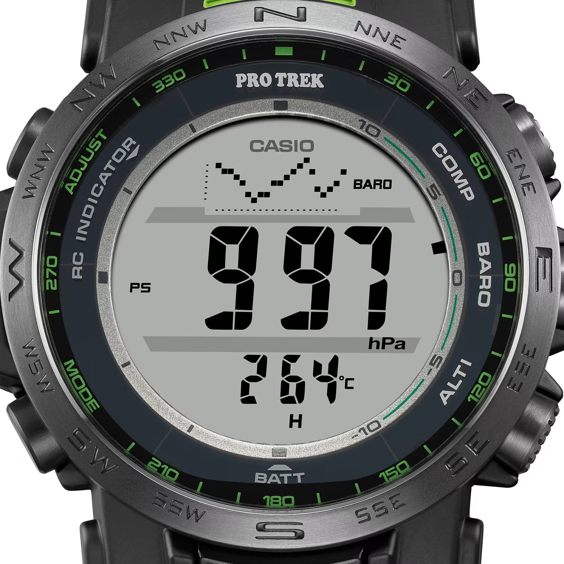 Casio PROTREK PRW-35Y-3 Climber Line Triple Sensor Multiband 6 Radio Control Men's Watch (Teal) PRW35Y-3