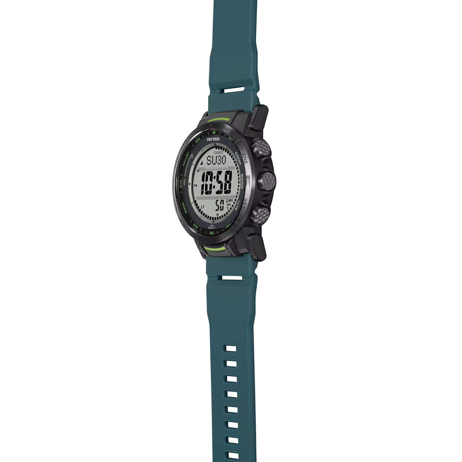 Casio PROTREK PRW-35Y-3 Climber Line Triple Sensor Multiband 6 Radio Control Men's Watch (Teal) PRW35Y-3