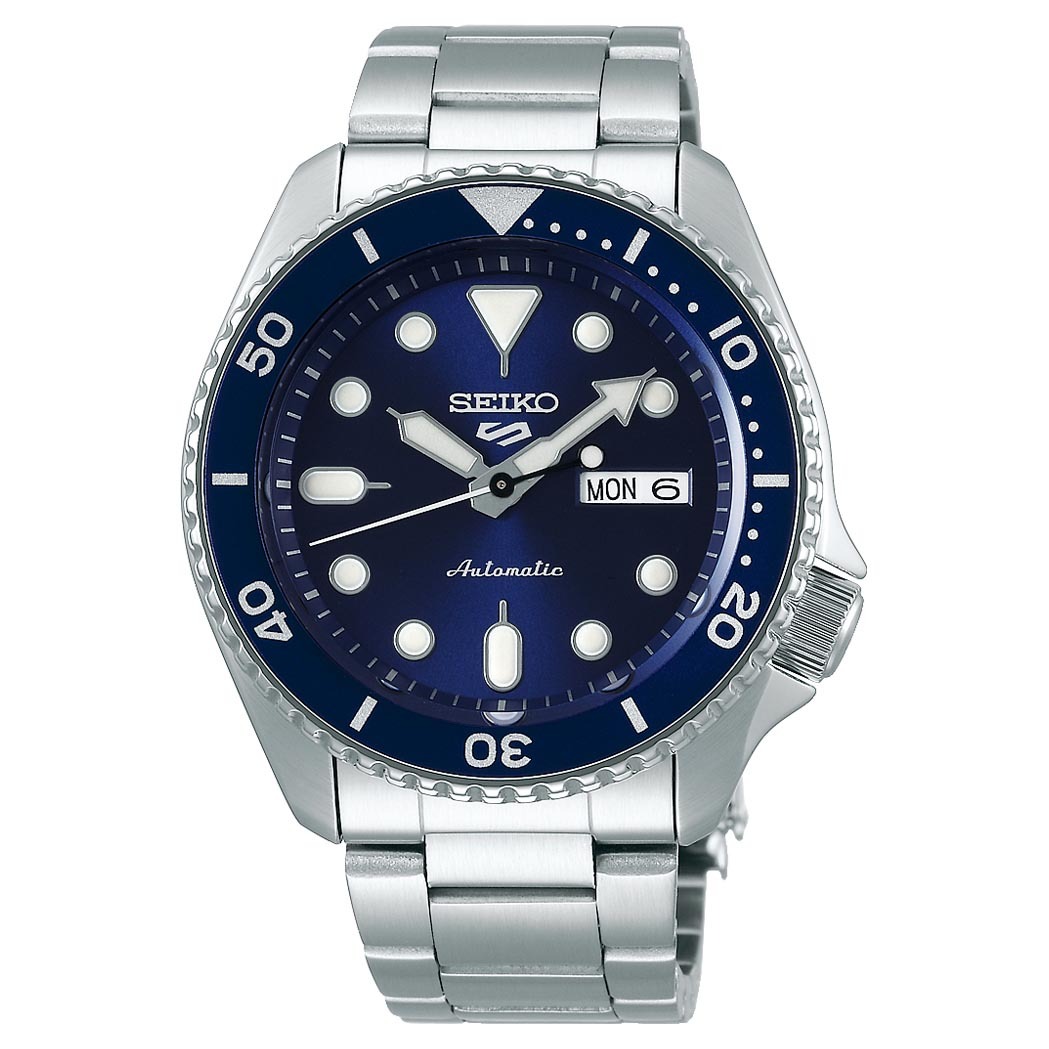 Seiko 5 Sports Automatic SRPD51K1 Sport Style 100M Men Watch (Dark Blue)