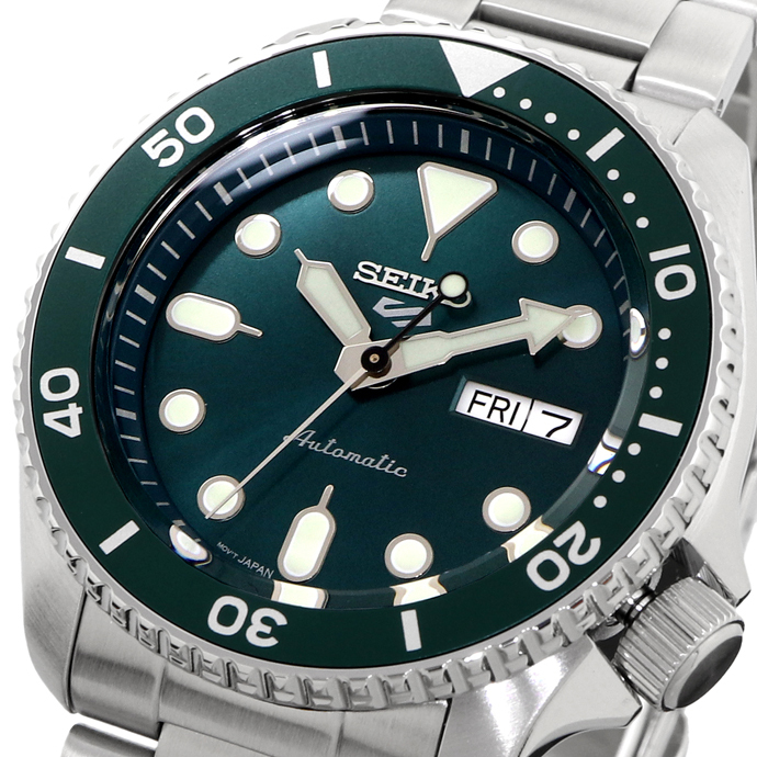 Seiko 5 Sports Automatic SRPD61K1 Men Watch 100M (Green) Sport Style ozdigitalwatch.com.au