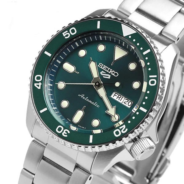 Seiko 5 Sports Automatic SRPD61K1 Men Watch 100M (Green) Sport Style ozdigitalwatch.com.au