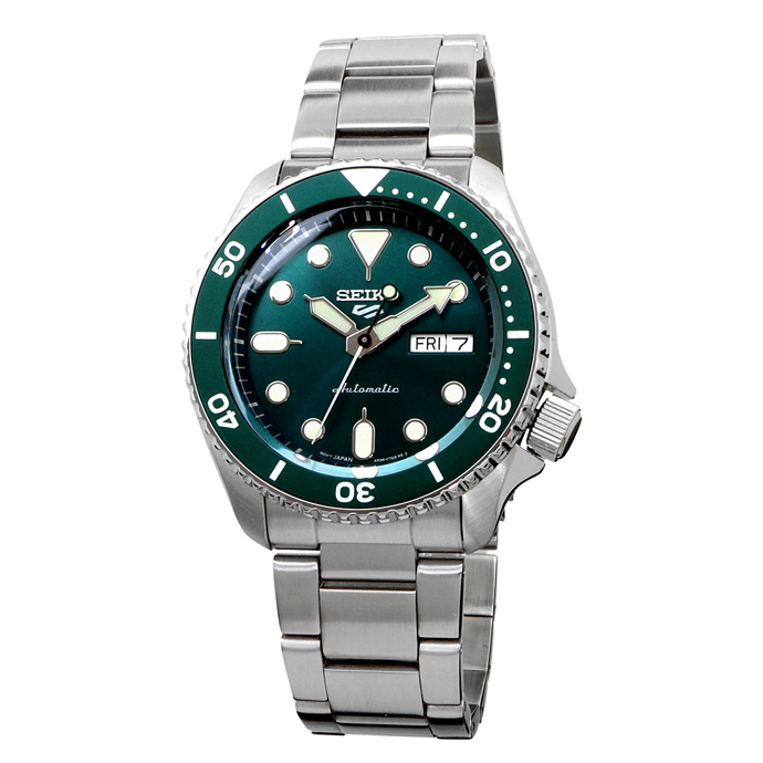 Seiko 5 Sports Automatic SRPD61K1 Men Watch 100M (Green) Sport Style ozdigitalwatch.com.au