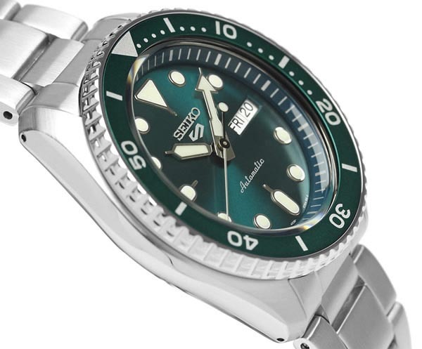 Seiko 5 Sports Automatic SRPD61K1 Men Watch 100M (Green) Sport Style ozdigitalwatch.com.au
