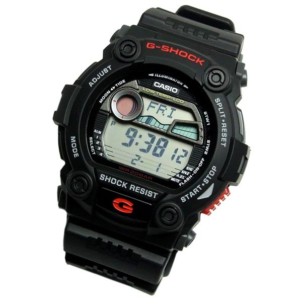 Casio G-Shock G-7900-1 Tide Graph Moon Data Digital Men Watch Black ozdigitalwatch.com.au