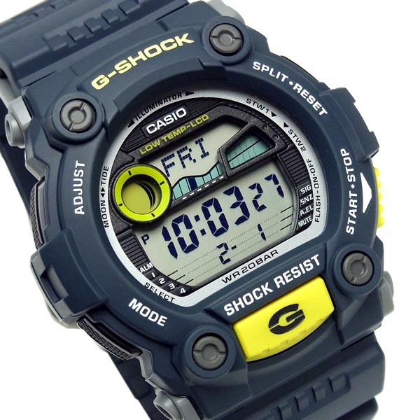 Casio G-Shock G-7900-2 Tide Graph Moon Data Digital Men Watch Blue ozDigitalWatch.com.au