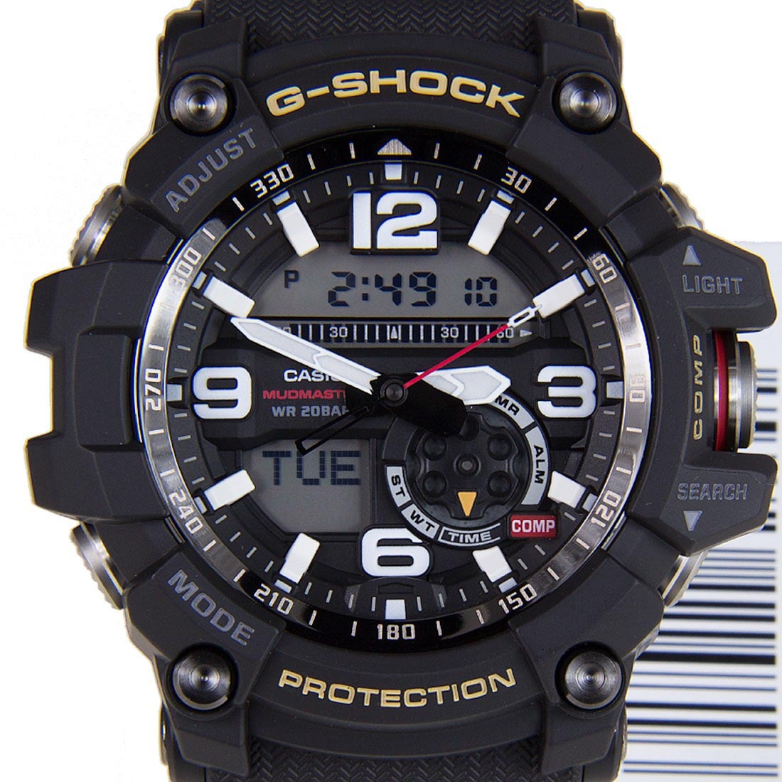 Casio G-Shock GG-1000-1A Mudmaster Twin Sensor Men's Watch (Black) G1000-1A