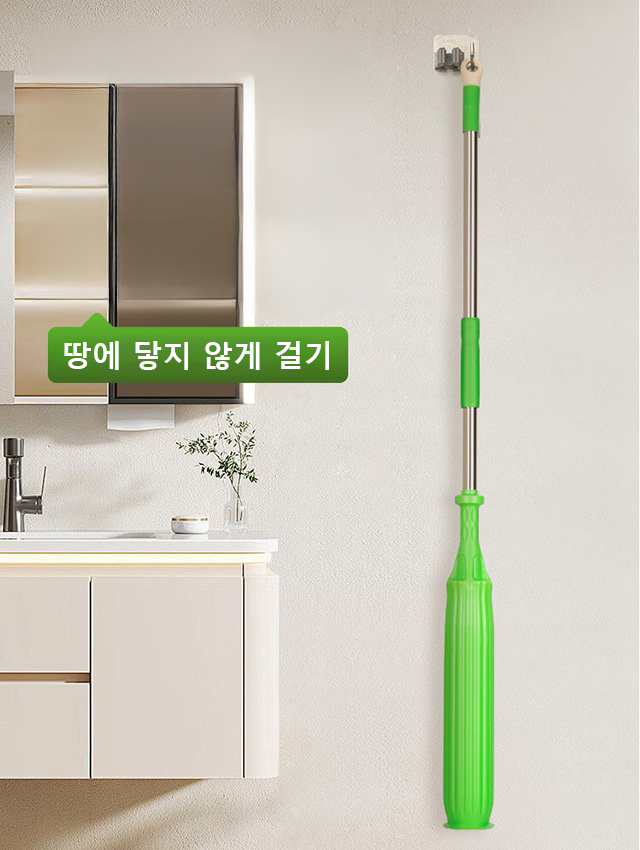 【1초 탈수】대나무 섬유 자동 회전 걸레